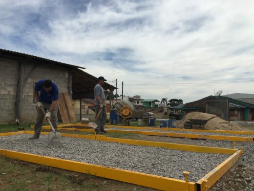 Começa a instalação de mais duas academias