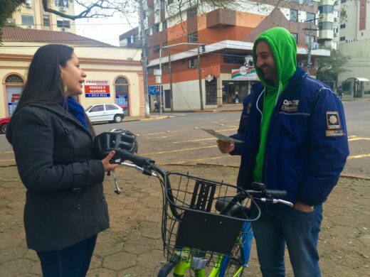 Projeto trabalha com o uso correto da bicicleta