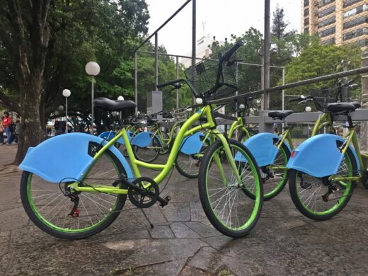 Estações recebem novas bicicletas compartilhadas