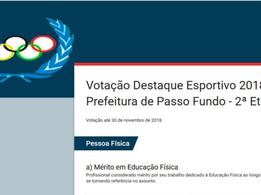Destaque Esportivo: votação vai até sexta-feira