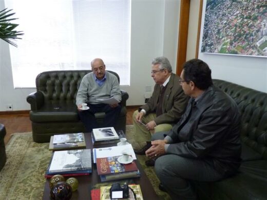 Prefeito recebe Presidente e Vice-presidente do CORE/RS