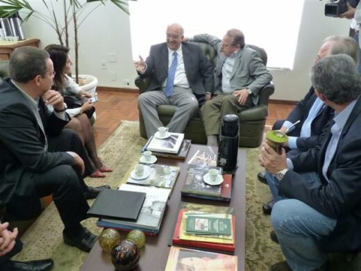 Dipp recebe o governador Tarso Genro