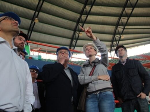 Integrantes do Conselhão fazem visita ao Ginásio Teixeirinha