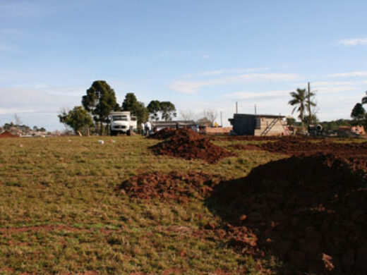 Construção de casas acelerada no Parque Recreio