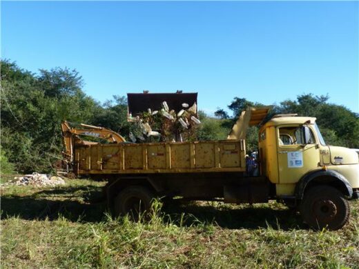 Prefeitura realiza mutirão de limpeza no rio Passo Fundo