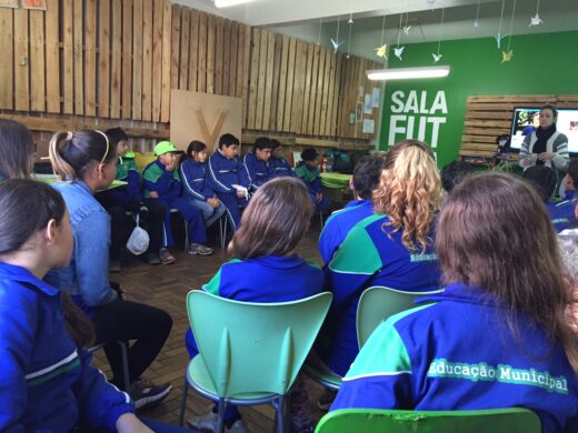 Alunos da rede municipal realizam ação ambiental