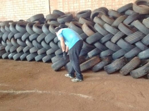 Mais de 70 mil pneus são descartados corretamente