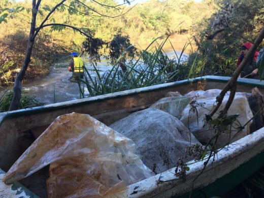 Limpeza no Rio Passo Fundo e Arroio Santo Antônio