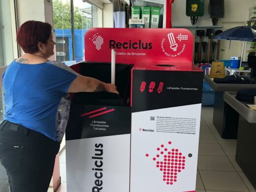 Sistema para descarte de lâmpadas sem custos