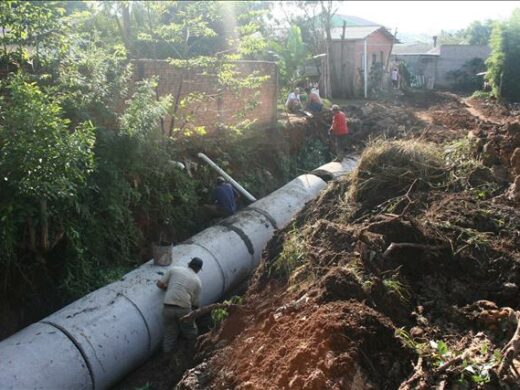 Prefeitura finaliza canalização na São Luiz Gonzaga