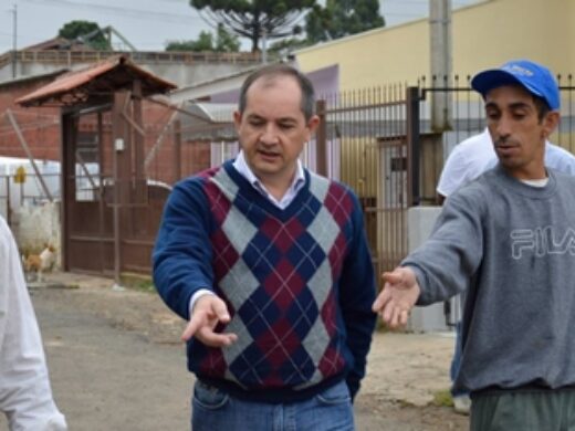 Prefeito anuncia obras na Vila Luiza e Bairro Santa Maria