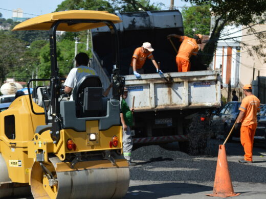 Recuperação de estragos causados pelo temporal