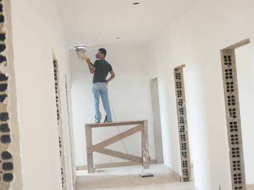 Avançam obras da Unidade Saúde São Luiz Gonzaga