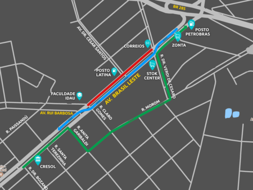 Obras da Brasil são interrompidas devido à chuva