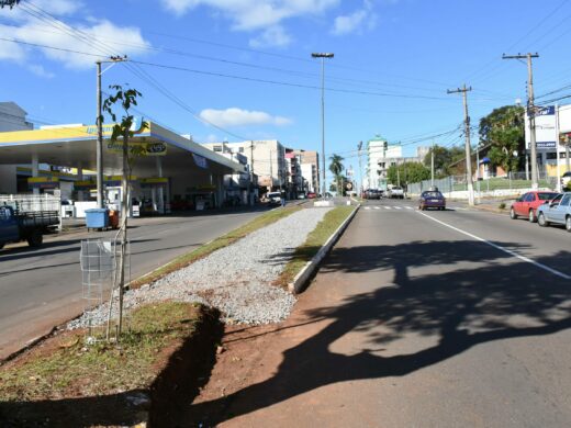 Prosseguem obras na ciclovia da Presidente Vargas