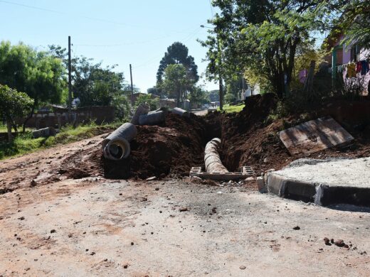 Iniciadas obras de asfalto no Parque Recreio