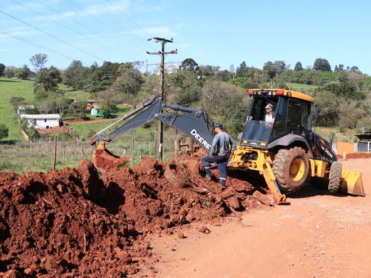 Distrito de Bom Recreio começa a receber as obras de asfalto