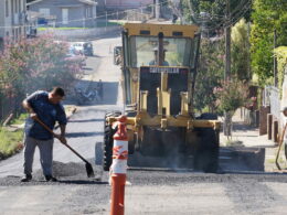 <strong>Prefeitura realiza obras de asfalto no Bairro Petrópolis</strong>