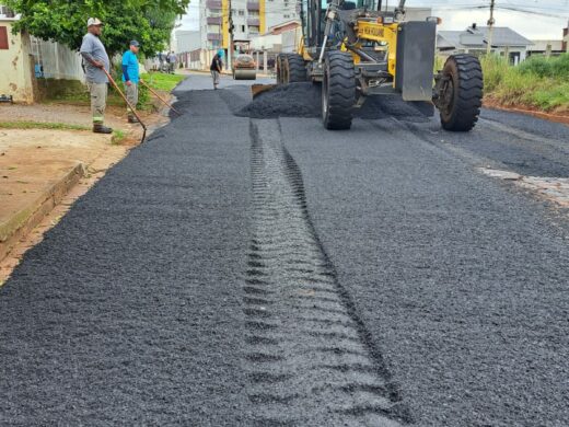 Obras do programa Minha Rua com Asfalto chegam no Bairro Costa Verde