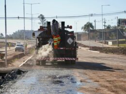 Trevo do Distrito Industrial Valinhos entra na fase final com continuidade da pavimentação asfáltica