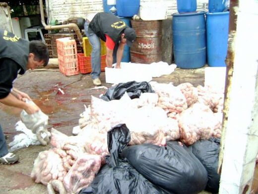 Nova apreensão de produtos de origem animal