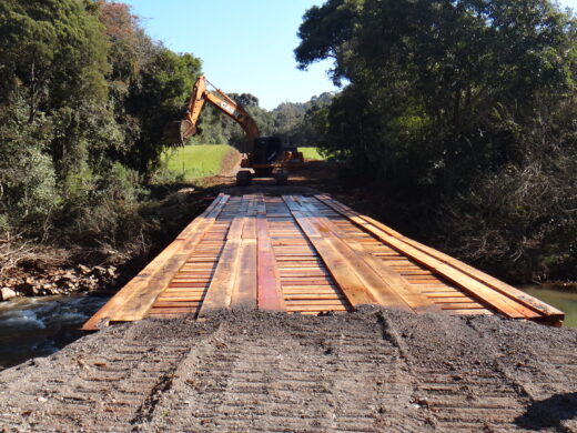 Recuperação de estradas melhora infraestrutura