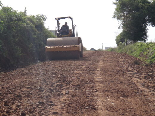 Obras no interior seguem qualificando as estradas