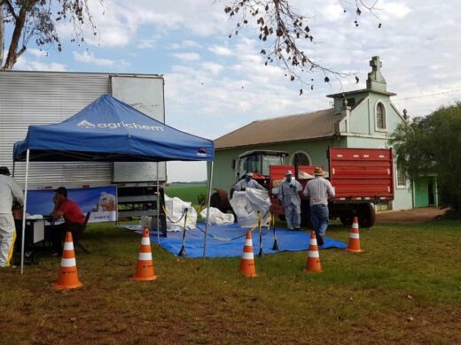 Interior: recolhimento de embalagens