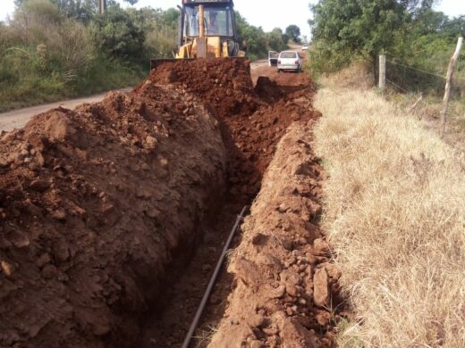 Obras são realizadas no interior