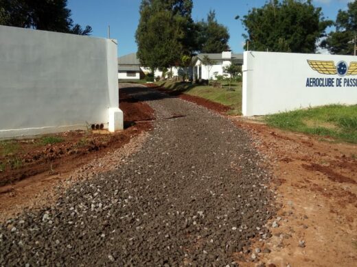 Obra da Prefeitura recupera acesso ao Aeroclube