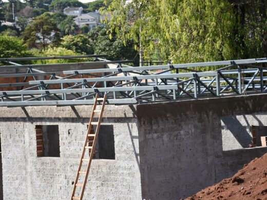 Hospital Municipal: estruturas recebem cobertura