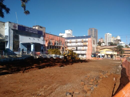 Obras do Hospital Municipal chegam a 40%