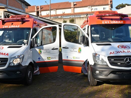 Ambulâncias do SAMU já estão à disposição