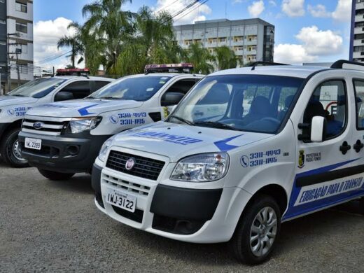 Novos veículos irão reforçar a fiscalização de trânsito no município