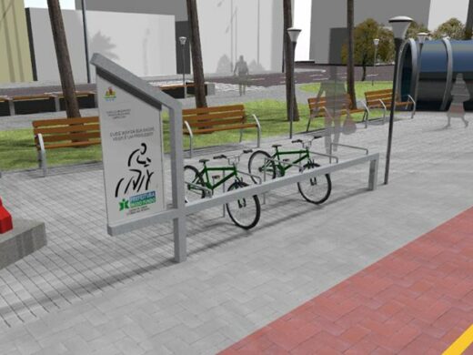Cidade receberá primeiros bicicletários públicos a partir de maio