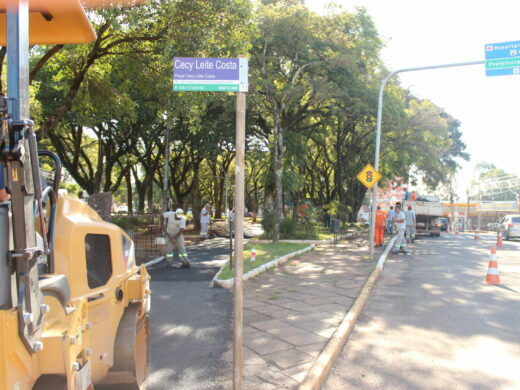 Iniciam obras da ciclovia da Presidente Vargas