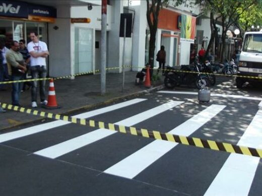 Faixas de pedestres serão ecologicamente corretas