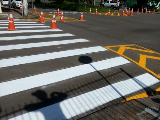 Nova sinalização no bairro Vera Cruz